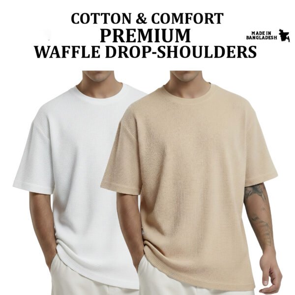 Premium Waffle Drop (White-Biscuit)
