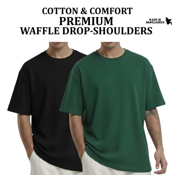 Premium Waffle Drop (Black-B.Green)