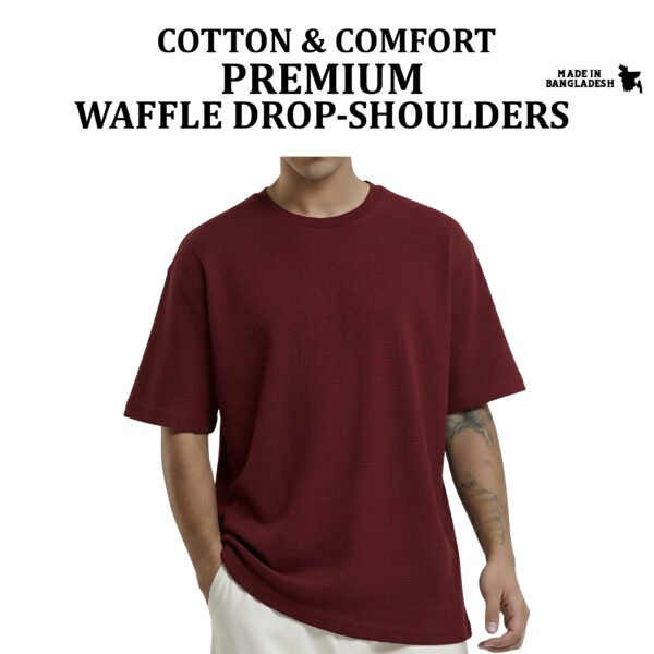 Premium Waffle Drop (Maroon)