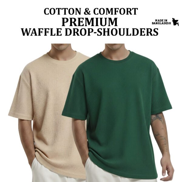 Premium Waffle Drop (Biscuit-B.Green)