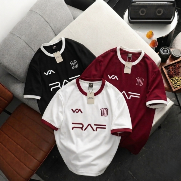 ⚜Premium Mesh Fabric Jersey (Black-White-Maroon)