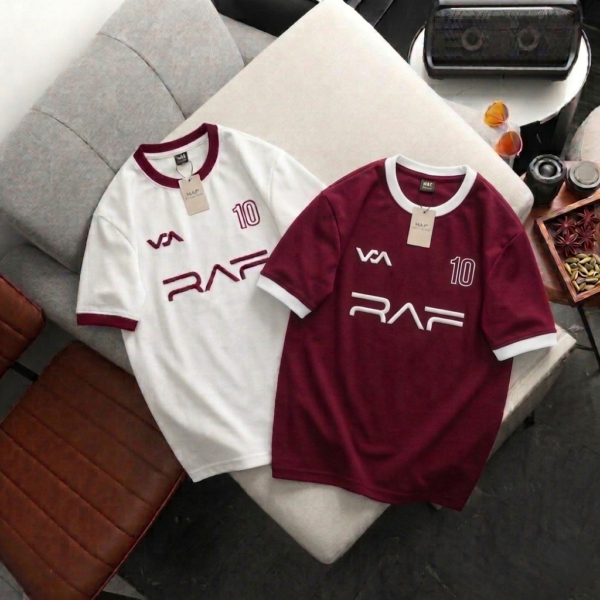 ⚜Premium Mesh Fabric Jersey (White-Maroon)