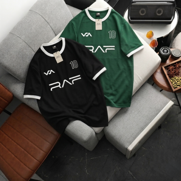 ⚜Premium Mesh Fabric Jersey (Black-B.Green)