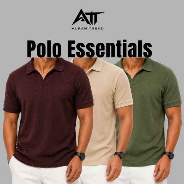 Premium Waffle Cuban Polo Coffee-Biscuit-Olive