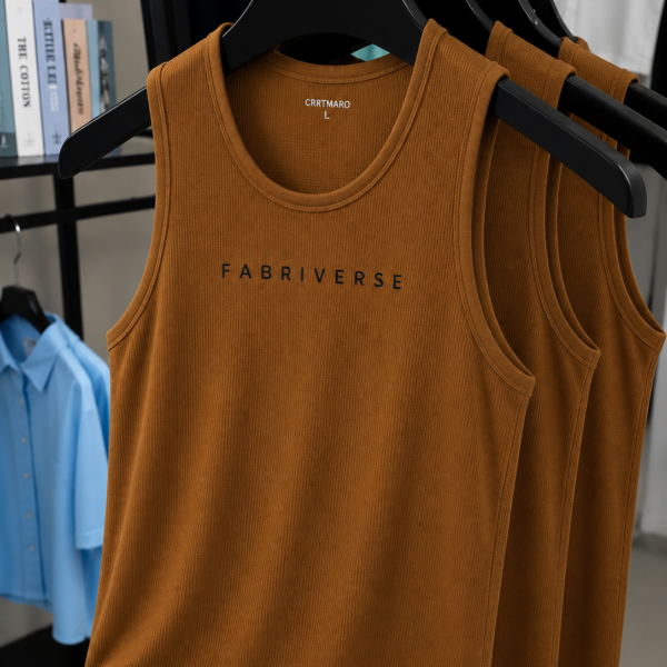 Waffle Tank Top {Brown}