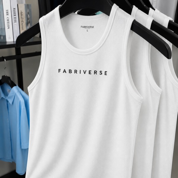 Waffle Tank Top {White}