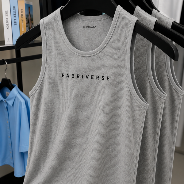 Waffle Tank Top {Gray}