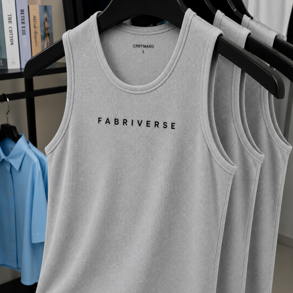 Waffle Tank Top {Light Gray}