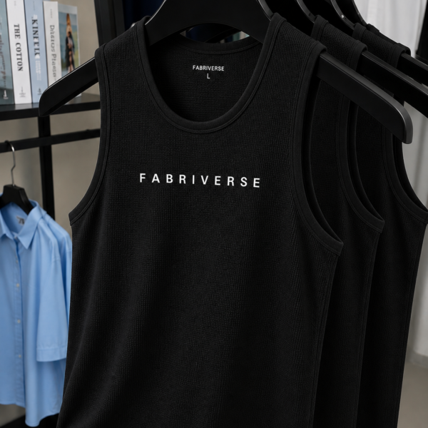 Waffle Tank Top {Black}