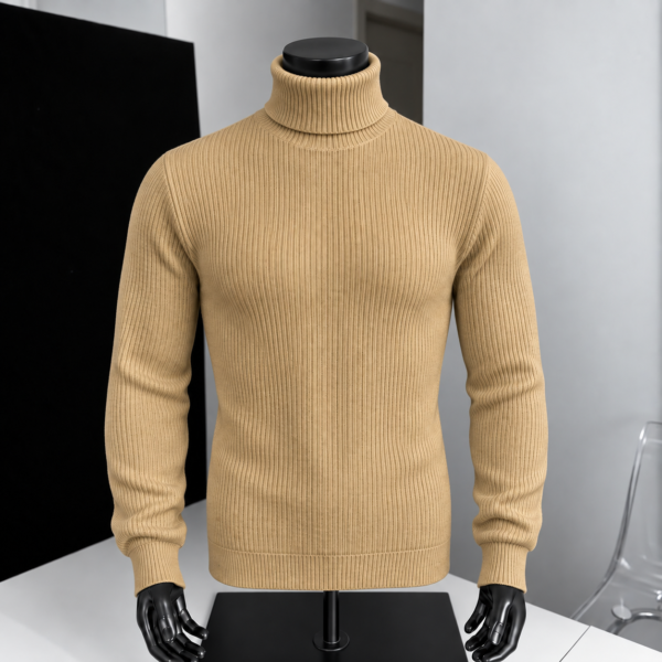 Premium Turtle Neck (Beige)